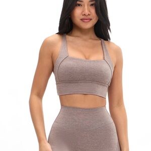 Buffbunny Dream Heather Square Neck Sports Bra